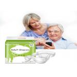 White Disposable Incontinence Briefs with High Comfort for sale