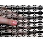 Decorative Stainless Steel Architectural Wire Mesh Crimped For Facade Cladding for sale