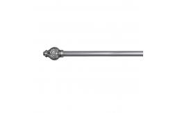 China Extendable Window Curtain Rod Set Customized Curtain Pole Accessories supplier