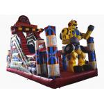 Waterproof Inflatable Fun City , Blow Up Robot World Bouncy Jumping Castles for sale