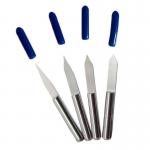 V Shape Flat Bottom Carbide End Mill Carbide PCB Engraving Bits 3.175 Shank for sale