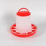 Outdoor Plastic Bucket 9kg Poultry Feeder Drinker for sale