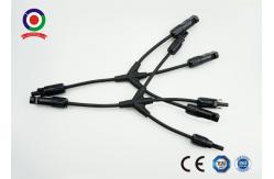 China IP67 1000V Black  Branch Connector , 3 To 1  DC Cable Connectors supplier