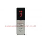 Wall Mounting Stainless Steel Dot Matrix LCD Elevator Door Parts / Lift LOP for sale