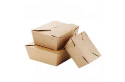 China OEM Disposable Box Packaging For Food Custom Print Box Biodegradable supplier