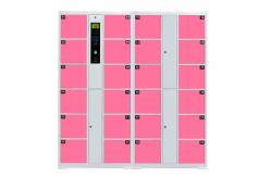 China Intelligent Parcel Smart package Storage Locker Barcode Steel Smart Electronic Locker supplier