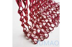China Curved Hall Metal Chain Link Curtains Fly Screens Custom supplier