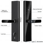 Upgrade Your Door Lock with Tuya Wifi/Zigbee/TTlock App Password Fingerprint Card Key for sale