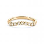 China Classic Design Contour Band Gold Plated 925 Sterling Silver Ring for Women Best Seller for sale