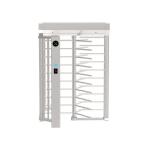 Semi Auto Full Height Turnstile Single Lane Access Control Reader Building Outer Entrance