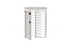 China Semi Auto Full Height Turnstile Single Lane Access Control Reader Building Outer Entrance supplier