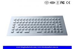 China Rugged Panel Mount Stainless Steel  Keyboard with 12 Function Keys , CE / FCC supplier