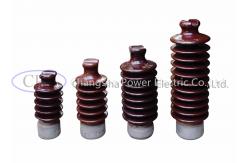 China ANSI 57-3 Glazed Wet Process Porcelain Post  Insulators supplier