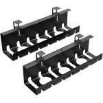 Convenient Cable Storage Rack for Under Table Wire Organization 1mm Thickness Silver for sale