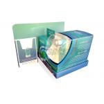 Eco Friendly Cardboard Counter Display Units With A5 Brochure Holder And Ads Board