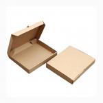 Color Printed Kraft Paper Pizza Box , Paper Takeaway Box For Catering for sale