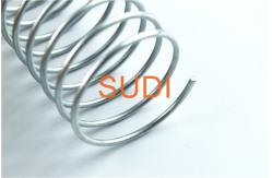 China Matt Silver Aluminium Pitch 6mm Twin Loop Binding Wire supplier