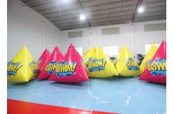China 2.5m Inflatable Water Floating Marker buoys With Logo Yellow / Pink supplier