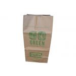 Custom Kraft Paper Bags Square Bottom Moistureproof Large Paper Leaf Bags for sale
