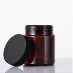 4 Oz Amber PET Plastic Jars BPA Free With Pressure Sensitive Gasket for sale