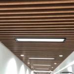 Shopping Mall Aluminum U Baffle Ceiling 0.5mm Thickness Easy To Disassemble for sale