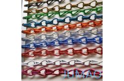 China Doorway Heavy Metal Chain Link Curtains 1.5mm-2mm Wire supplier