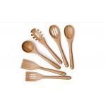 6pcs Wooden Kitchen Utensil Set splinterfree Dentfree Non Phthalate for sale