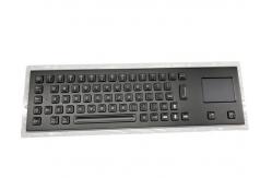 China 20mA Black Metal Keyboard 64 Keys Integrated Touchpad SS Electrophoretic supplier