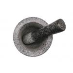 Natural Granite Stone Mortar And Pestle Set Spice Herb Grinder