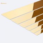 0.55mm Thickness SS304 Mirror Stainless Steel Tile Trim Round Edge for sale