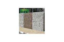 China 1.8mx0.5mx2m Gabion Retaining Wall Home Protect Beautiful supplier