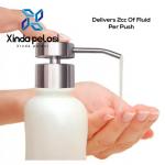 Acrylic Appearance Lotion Pump Electroplating Gold With Cover