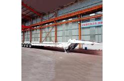 China 3 Axle 80t Customize Mechanical Suspension Detachable Gooseneck Lowbed Trailer supplier