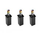Traffic Safety Automatic Retractable Bollards 304 / 316 SS Bollard With 6mm - 10mm Thickness for sale