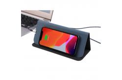 China Foldable Leather Fast Charging Mouse Pad , Ultralight Keyboard Mat For Desk supplier