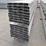 Galvanized Steel C Channel U Section Channel Construction 50*50*3mm for sale