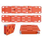 1.91M Foldable Spine Board, Fire Rescue Plastic Stretcher, Swimming Rescue Stretcher Folding Spine Board for sale