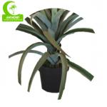 Aesthetic Lifelike Handmade H140cm Fake Pineapple Tree With Pot