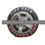 advertising inflatable tire shape balloon model for sale for sale