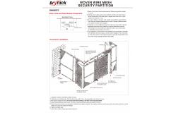 China High Ventilated  Wire Mesh Security Rooms , Indoor Security Cage Storage Locker supplier