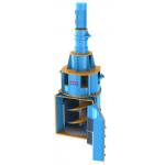 Bulk Materials Vertical Spiral Mill PLC Control 6mm Feed Size for sale