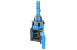 China Bulk Materials Vertical Spiral Mill PLC Control 6mm Feed Size supplier