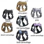 K9 Soft Reflective Custom Pet Harness Tactical Adjustable Cat Dog Harness Vest Set
