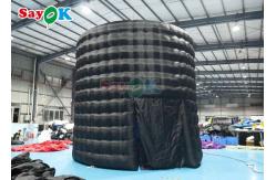 China Customized Air 360 Photo Booth Enclosure Inflatable Cube Backdrop Tent For Party supplier