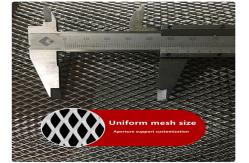 China Customized Diamond Mesh Metal Sheet With Hole Tolerance /-0.05mm supplier