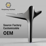 Heavy-Duty Semicircular Fan-Shaped Metal Sofa Legs Modern Minimalist Furniture Hardware with Superior Rust Resistance for sale