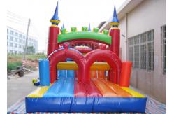 China Funny Sport Games Adult Inflatable Obstacle Course Challenge Bounce House supplier