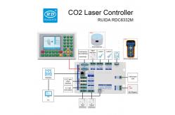 China RUIDA RDC6332M Mixed Hybrid Cutting Controller For CO2 Laser Engraving Cutting supplier