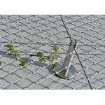 Stainless Steel Rope Mesh / Plant Trellis Or Construction Building Facade Safety Net for sale