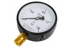 China CCC Y100 Radial Pressure Gauge 100mm Copper Joint Iron Shell M20*1.5 supplier